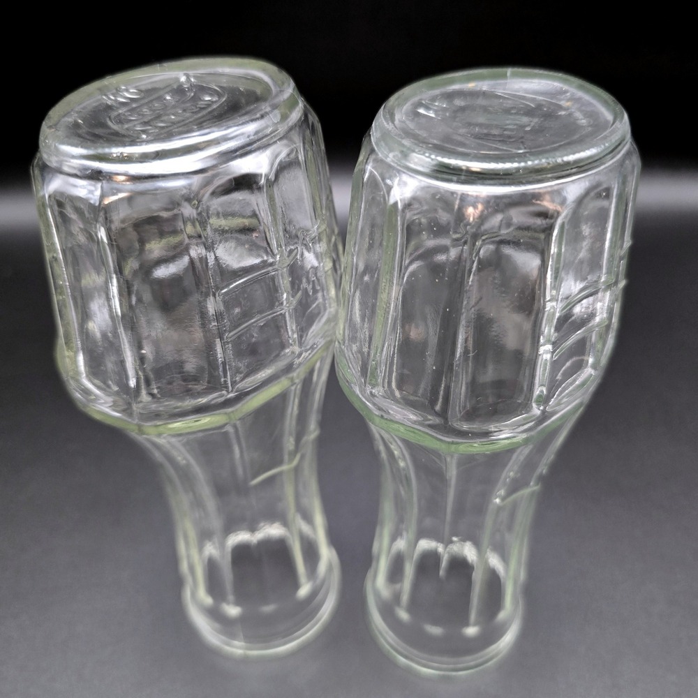 Vintage Good Seasons Glass Salad Dressing Cruet Set of 2 White Flip Top Lids - Picture 9 of 16